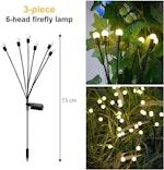 Solar Firefly Lights - Waterproof Garden Starburst alternate 5