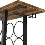 Wine Rack Countertop Wooden & Metal alternate 8