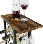 Wine Rack Countertop Wooden & Metal alternate 2