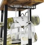 Wine Rack Countertop Wooden & Metal alternate 6