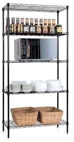 5-Tier Adjustable Metal Storage Shelves Wire Rack alternate 1