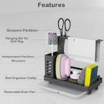 Kitchen Sink Caddy Organizer with Sponge alternate 3