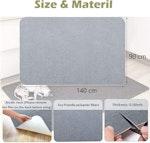 90x140cm Grey Chair Mat for Rolling Chairs alternate 1