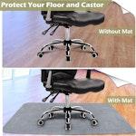 90x140cm Grey Chair Mat for Rolling Chairs alternate 3