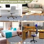 90x140cm Grey Chair Mat for Rolling Chairs alternate 4