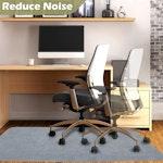 90x140cm Grey Chair Mat for Rolling Chairs alternate 5