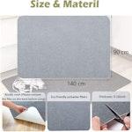 90x140cm Grey Chair Mat for Rolling Chairs alternate 8