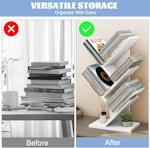 5-Tier Tree Bookshelf Storage Rack (White) alternate 3