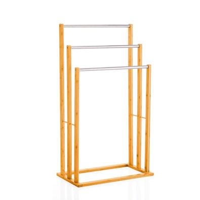 Bamboo Towel Bar Holder (Metal Holder) cover