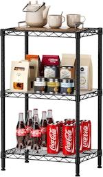3-Tier Adjustable Metal Storage Shelves Wire Rack alternate 1
