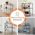 3-Tier Adjustable Metal Storage Shelves Wire Rack alternate 3