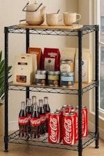 3-Tier Adjustable Metal Storage Shelves Wire Rack alternate 7