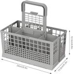 8 Slot Universal Dishwasher Cutlery Basket alternate 1