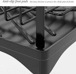 2-Tier Large Dish Drying Rack (Black) alternate 7