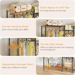 Heavy Duty Clothing Garment Rack Organizer alternate 5