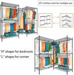 Heavy Duty Clothing Garment Rack Organizer alternate 7