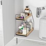 2-Tier Wooden Coffee Station Rack Organizer alternate 7