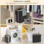 Toilet Paper Storage Basket (Black) alternate 5