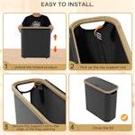 Toilet Paper Storage Basket (Black) alternate 6
