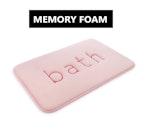 Memory Foam Bath Rug (60x40 cm, Pink) alternate 1
