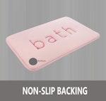 Memory Foam Bath Rug (60x40 cm, Pink) alternate 5