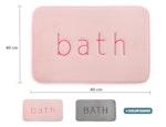 Memory Foam Bath Rug (60x40 cm, Pink) alternate 6