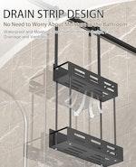 Over the Door 2-tier Shower Caddy Organizer alternate 4