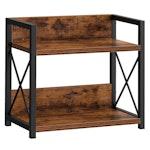 2-Tier Countertop Shelf Organizer Rustic Wood alternate 7
