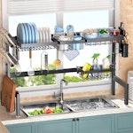 Adjustable Over the Sink Dish Drying Rack thumbnail