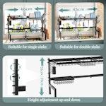 Adjustable Over the Sink Dish Drying Rack alternate 4