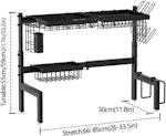 Adjustable Over the Sink Dish Drying Rack alternate 7