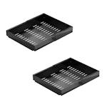 2 Pack Pull Out Cabinet Organizer (Black) alternate 8
