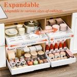 Pack Pull Out Cabinet Organizer Expandable (White) alternate 2