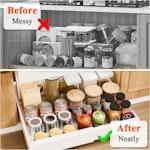 Pack Pull Out Cabinet Organizer Expandable (White) alternate 3