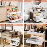 Pack Pull Out Cabinet Organizer Expandable (White) alternate 4