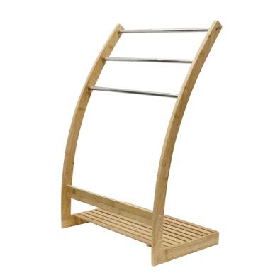 Bamboo Towel Bar Holder Rack cover