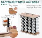 20-Jar Spice Rack Organizer Storage alternate 3