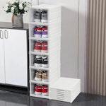 6-Tier Stackable Shoe Storage Box Organizer alternate 2