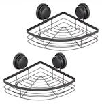 2 Pack Round Corner Shower Caddy Shelf thumbnail