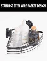 2 Pack Round Corner Shower Caddy Shelf alternate 2