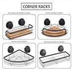 2 Pack Round Corner Shower Caddy Shelf alternate 6
