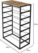 6-Tier Freestanding Wine Rack alternate 8