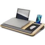 Oversized Portable Lap Desk with Cushion (Black)