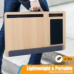 Oversized Portable Lap Desk with Cushion (Black) alternate 5