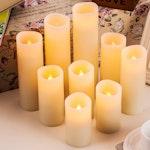 9-Pack LED Flameless Candles with Timer alternate 2