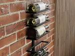 Metal Wall Mount Wine Rack for Wine Bottles alternate 3