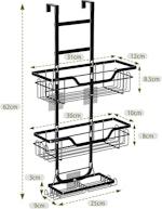 Over the Door 3-tier Shower Caddy Organizer alternate 1