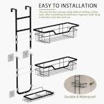 Over the Door 3-tier Shower Caddy Organizer alternate 5