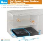 Pack Pull Out Cabinet Organizer Expandable (Black) alternate 1
