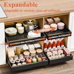 Pack Pull Out Cabinet Organizer Expandable (Black) alternate 2